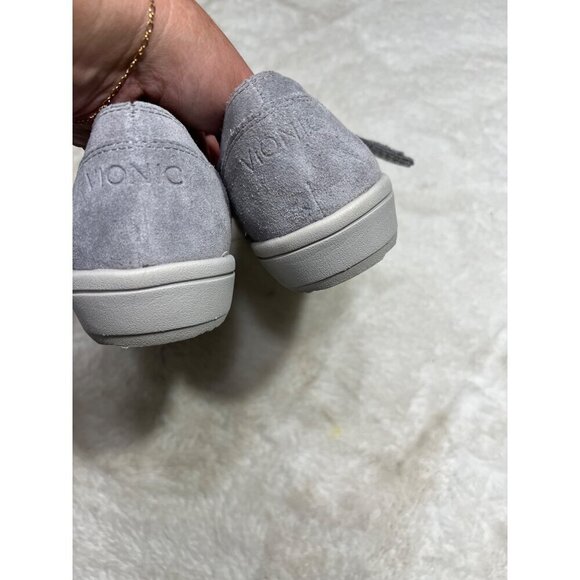 Vionic Shelby Mary Jane gray slip on flat shoe women size 9 - Picture 6 of 9